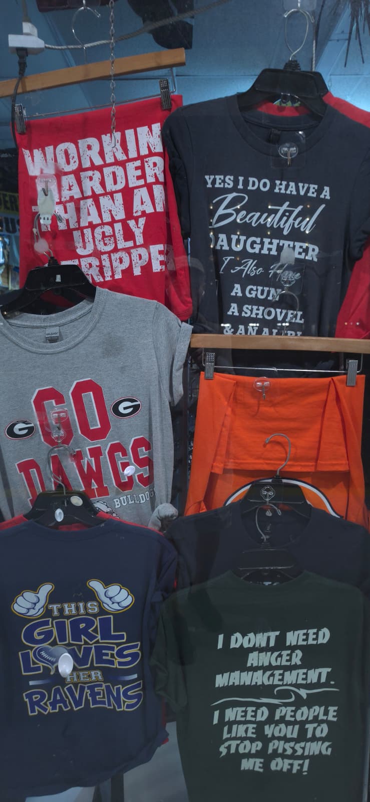 Sports and family graphic T-shirts in the shop